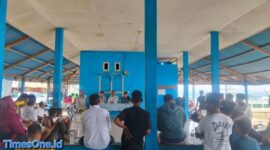 Rapat Internal Koperasi Sibela Bintang Selatan di Kantor Pelabuhan Desa Kupal, Bacan Selatan
