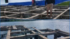 Kondisi pelabuhan Desa Tokaka Gane Barat Utara, Halmahera Selatan