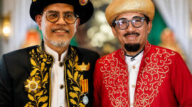 Sultan Ternate Hidayatullah Sjah dan Sultan Tidore Husain Alting Sjah