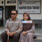 Ilustrasi Sepasang Suami Istri Penyandang Disabilitas Netra