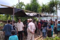 Kunjungan Wabup Halsel di lokasi perencanaan costor Desa Koititi
