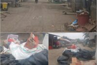 Tumpukan Sampah di sejumlah titik di Desa Kawasi, Obi Halmahera Selatan