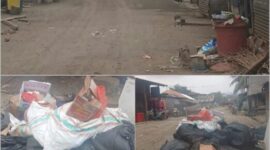Tumpukan Sampah di sejumlah titik di Desa Kawasi, Obi Halmahera Selatan